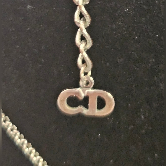 Christian Dior Silver Necklace With Dior Box and COA - Picture 9 of 14
